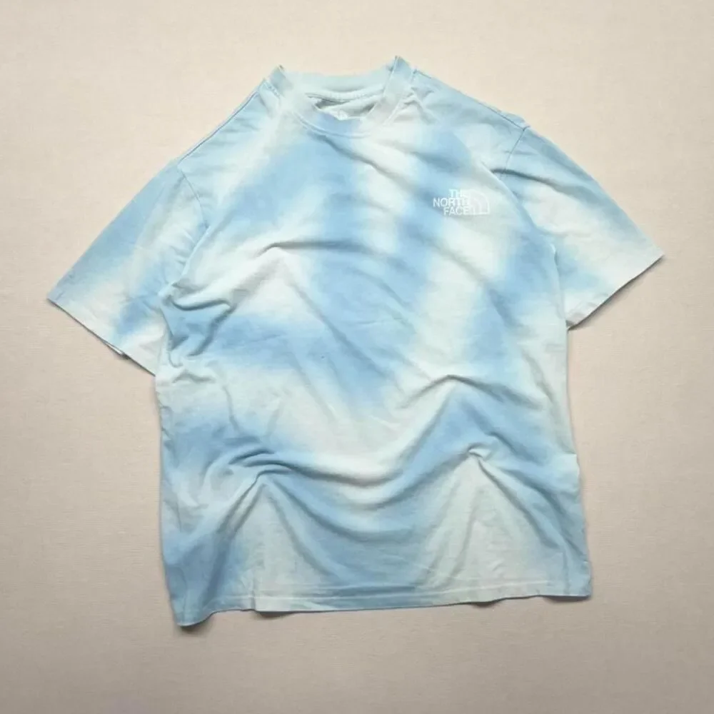 The-north-face Men's Blue and White T-shirt